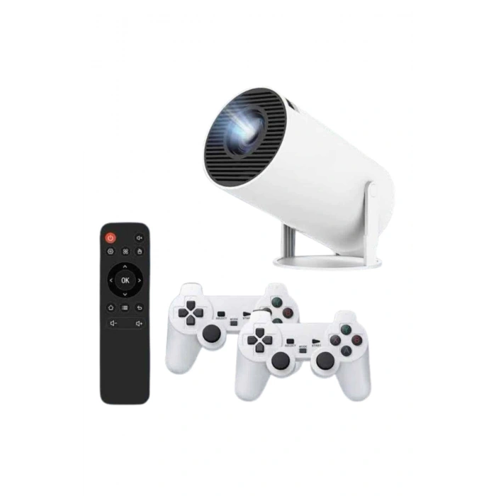 Projeksiyon Cihazı Video Oyun Konsolu 8 Gb Hafıza Lcd Ekran Kumandalı