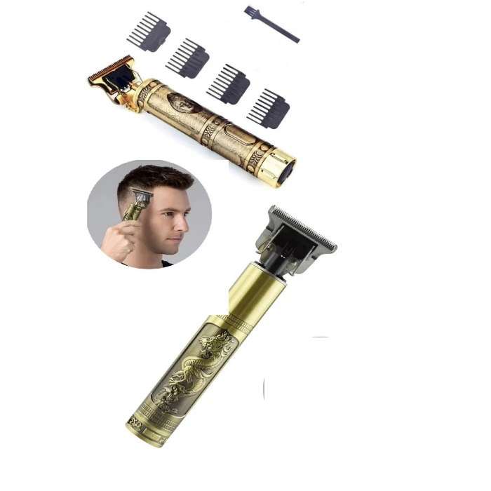 Ps033 Çelik Kasa Profesyonel Tbıçak Saç Sakal Ense Ve Çizim Tıraş Makinesi (599)