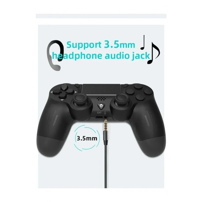 Ps4 Kol Wireless Bt Kablosuz Oyun Kolu Ps4 Joystick Tablet Telefon Pc Uyumlu Titreşimli Oyun Kolu