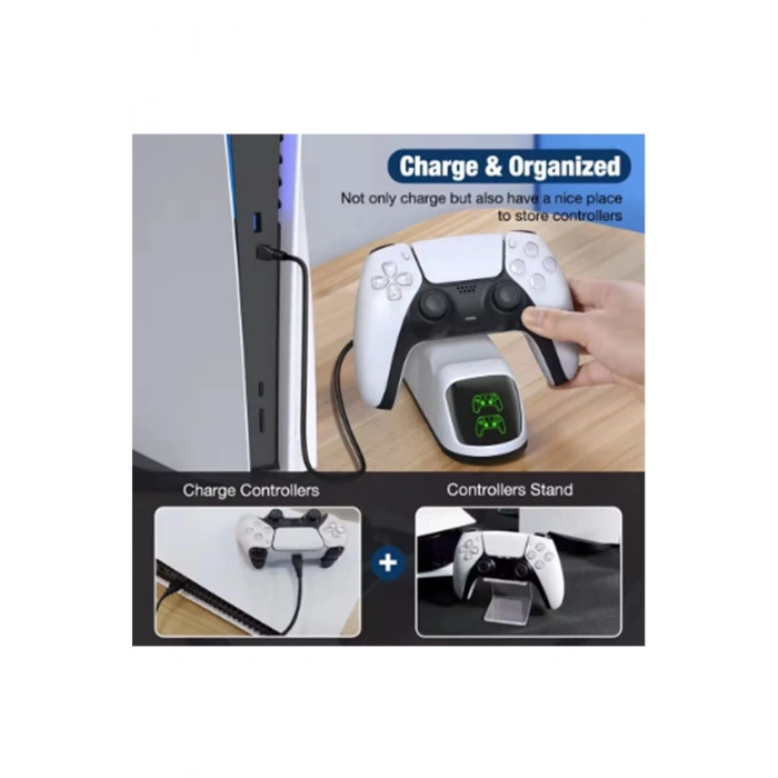 Ps5 Dualsense Şarj Istasyonu Playstation 5 Uyumlu Charging Station