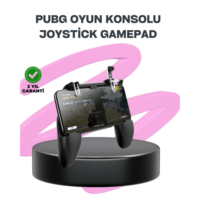 Pubg Mobile İçin Tetikleyicili Joystickli Telefon Gamepadi