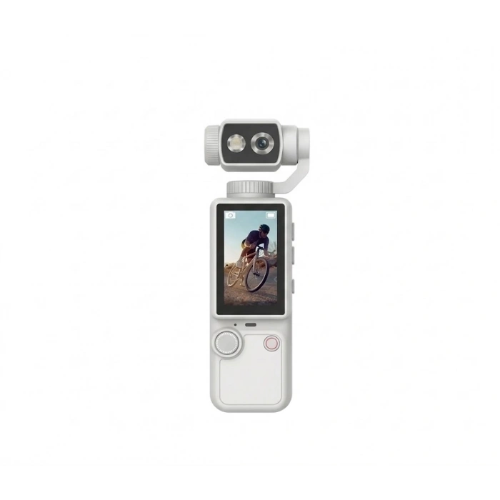 Q8 4k Ultra Hd Taşınabilir Vlog Spor Ve Aksiyon Kamerası 2.0’’ Döndürülebilir Ips Ekran Beyaz