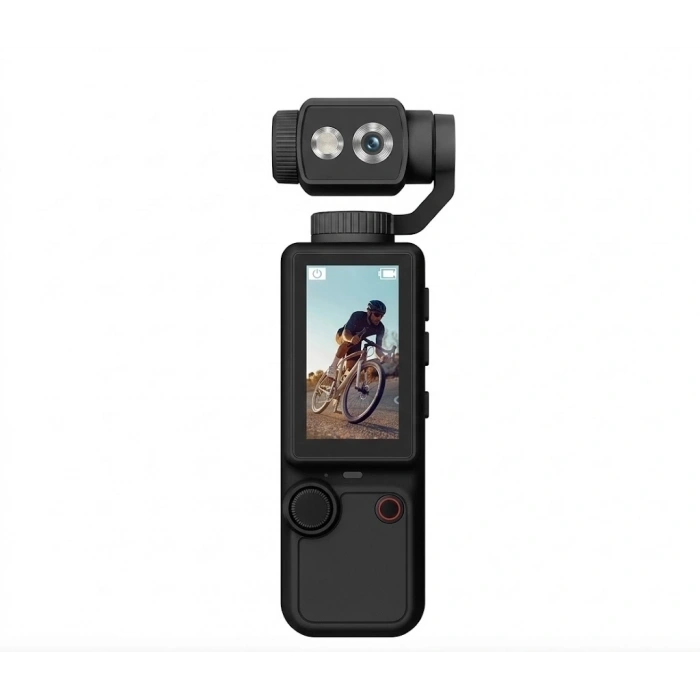 Q8 4k Ultra Hd Taşınabilir Vlog Spor Ve Aksiyon Kamerası 2.0’’ Döndürülebilir Ips Ekran Siyah