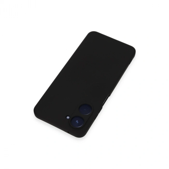 Realme 10 4g Kılıf Nano İçi Kadife Silikon - Siyah