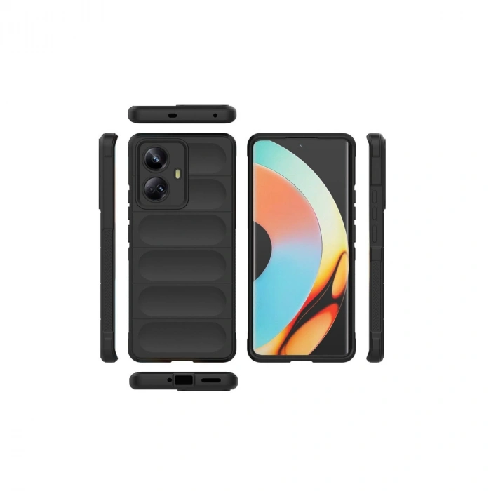 Realme 10 Pro 5g Kılıf Optimum Silikon - Siyah