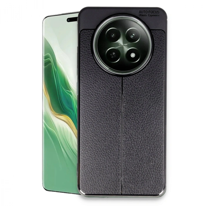 Realme 12 5g Kılıf Auto Focus Kapak - Siyah