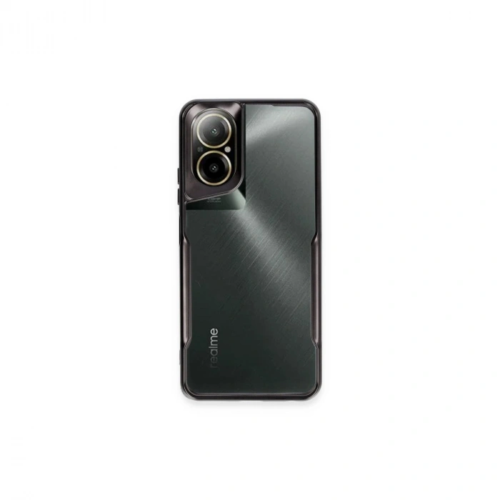 Realme 12 Lite Kılıf Boyi Silikon Kapak - Siyah