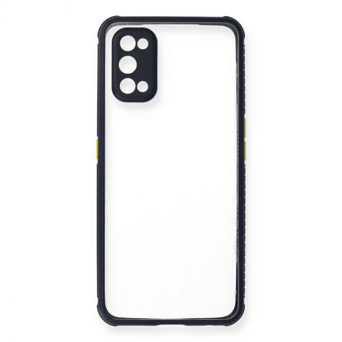 Realme 7 Pro Kılıf Miami Şeffaf Silikon - Lacivert