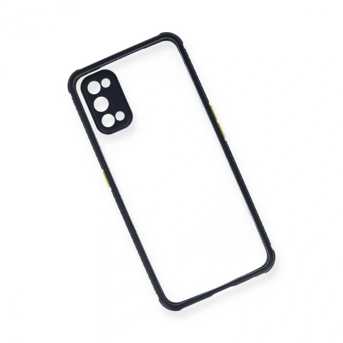 Realme 7 Pro Kılıf Miami Şeffaf Silikon - Lacivert