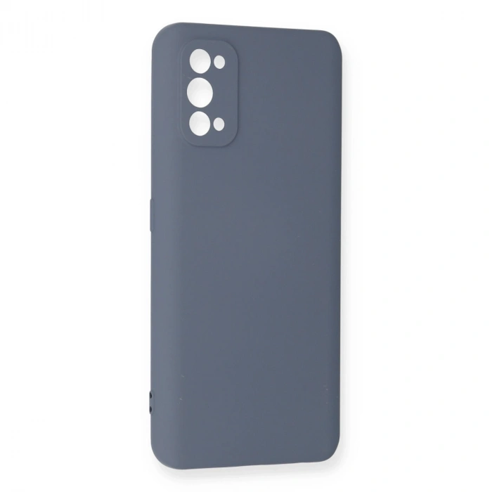 Realme 7 Pro Kılıf Nano İçi Kadife Silikon - Gri