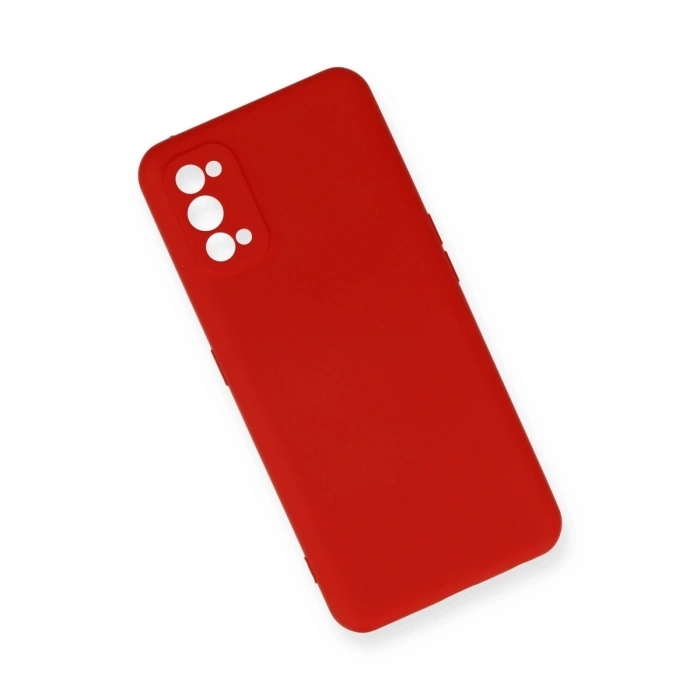 Realme 7 Pro Kılıf Nano İçi Kadife Silikon - Kırmızı