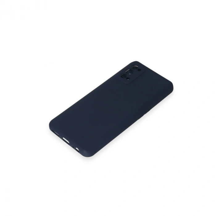 Realme 7 Pro Kılıf Nano İçi Kadife Silikon - Lacivert