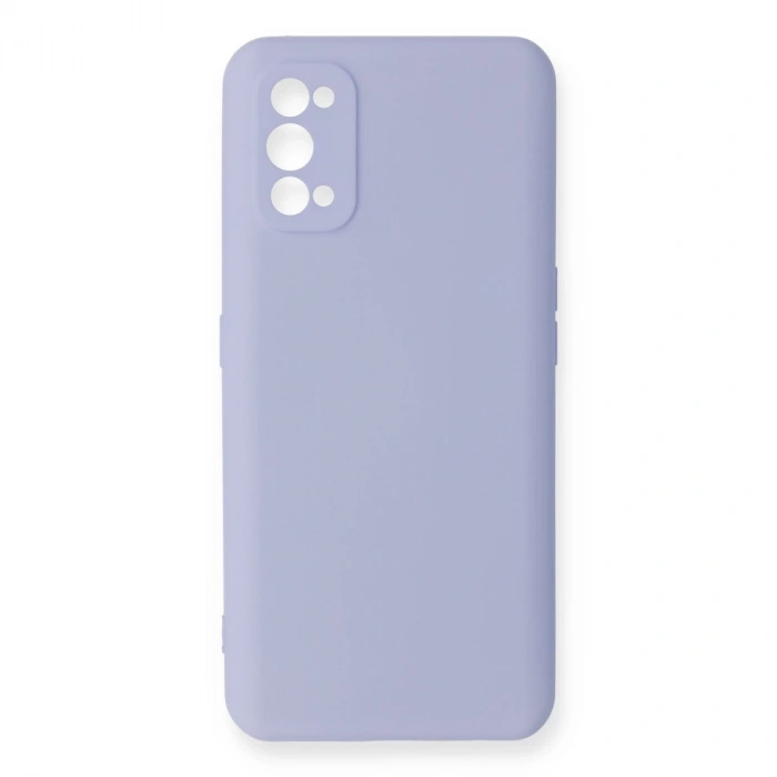 Realme 7 Pro Kılıf Nano İçi Kadife Silikon - Lila