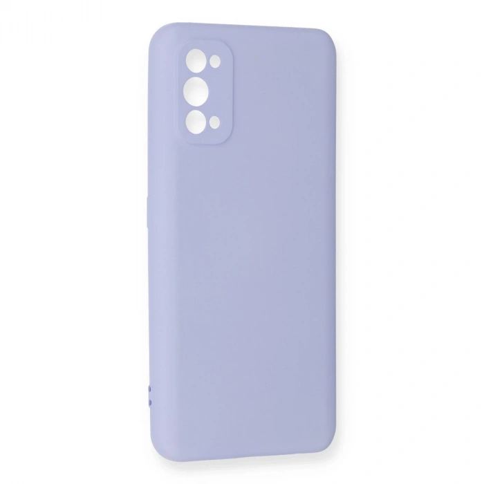 Realme 7 Pro Kılıf Nano İçi Kadife Silikon - Lila