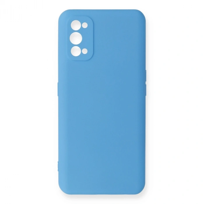 Realme 7 Pro Kılıf Nano İçi Kadife Silikon - Mavi