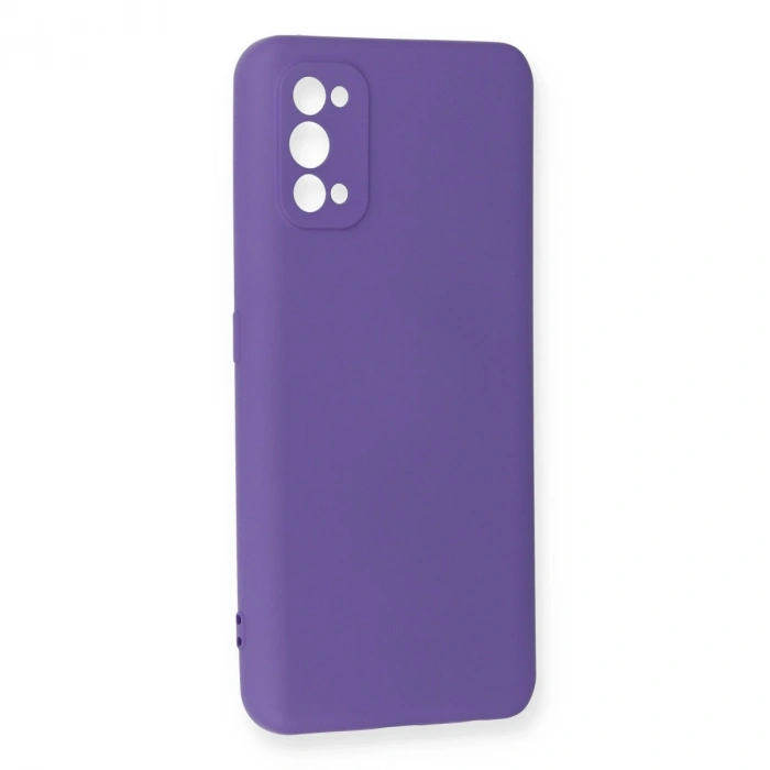 Realme 7 Pro Kılıf Nano İçi Kadife Silikon - Mor