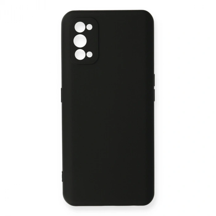 Realme 7 Pro Kılıf Nano İçi Kadife Silikon - Siyah