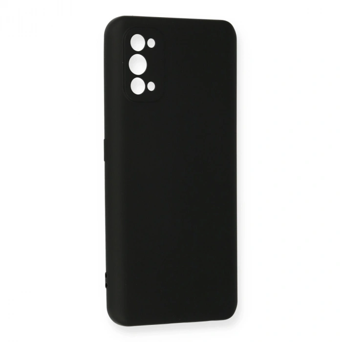 Realme 7 Pro Kılıf Nano İçi Kadife Silikon - Siyah
