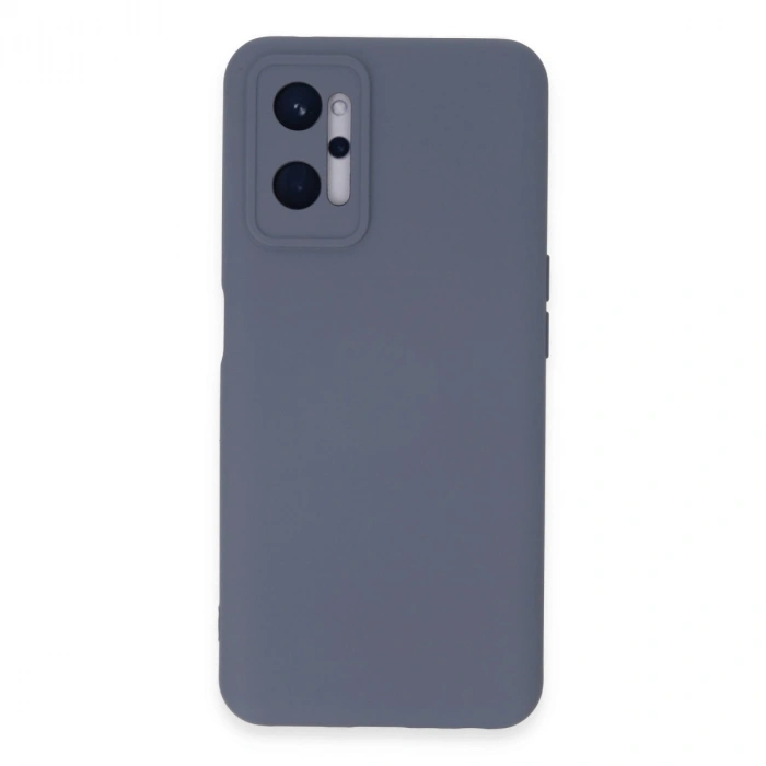 Realme 9i 4g Kılıf Nano İçi Kadife Silikon - Gri
