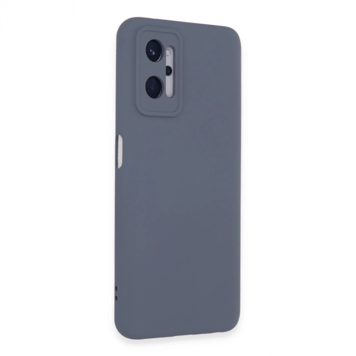 Realme 9i 4g Kılıf Nano İçi Kadife Silikon - Gri