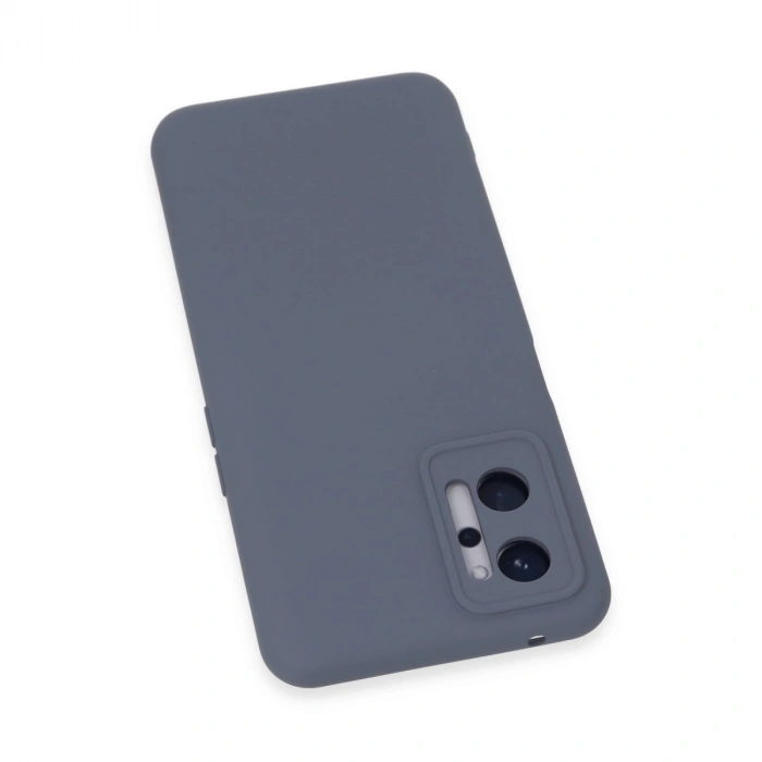 Realme 9i 4g Kılıf Nano İçi Kadife Silikon - Gri
