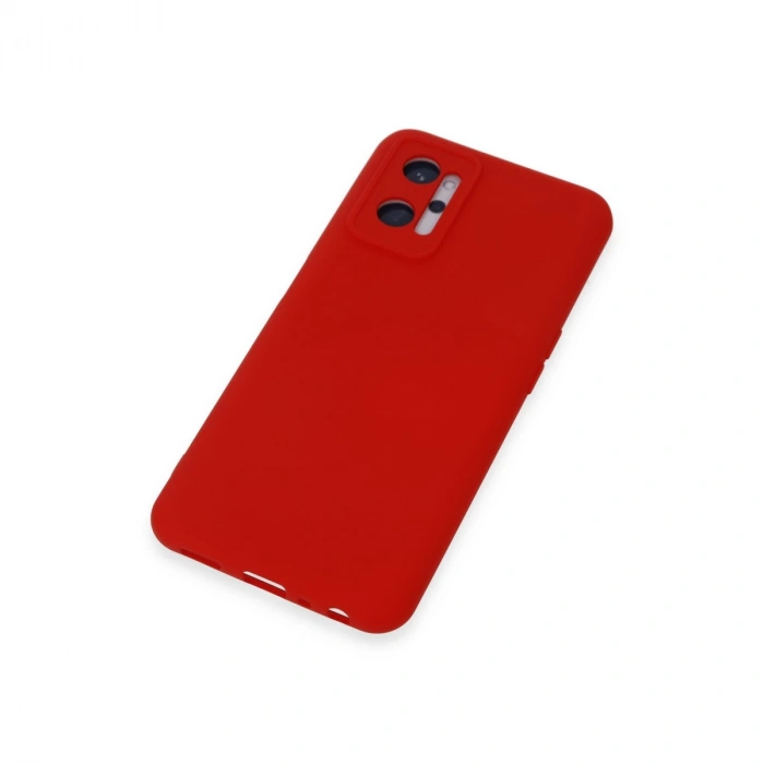 Realme 9i 4g Kılıf Nano İçi Kadife Silikon - Kırmızı