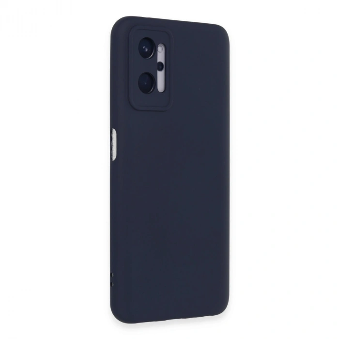 Realme 9i 4g Kılıf Nano İçi Kadife Silikon - Lacivert