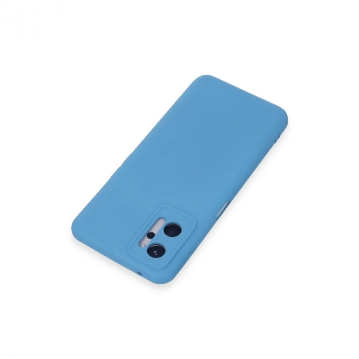 Realme 9i 4g Kılıf Nano İçi Kadife Silikon - Mavi