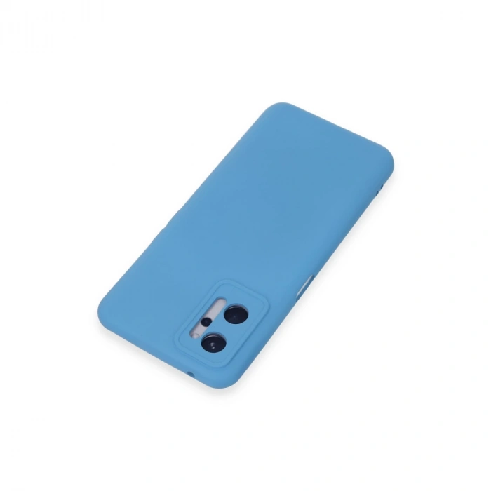 Realme 9i 4g Kılıf Nano İçi Kadife Silikon - Mavi