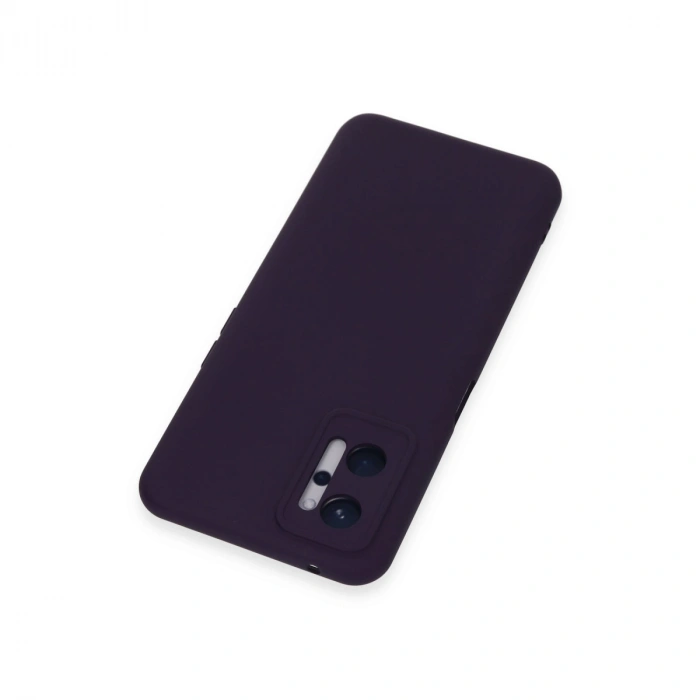 Realme 9i 4g Kılıf Nano İçi Kadife Silikon - Mor