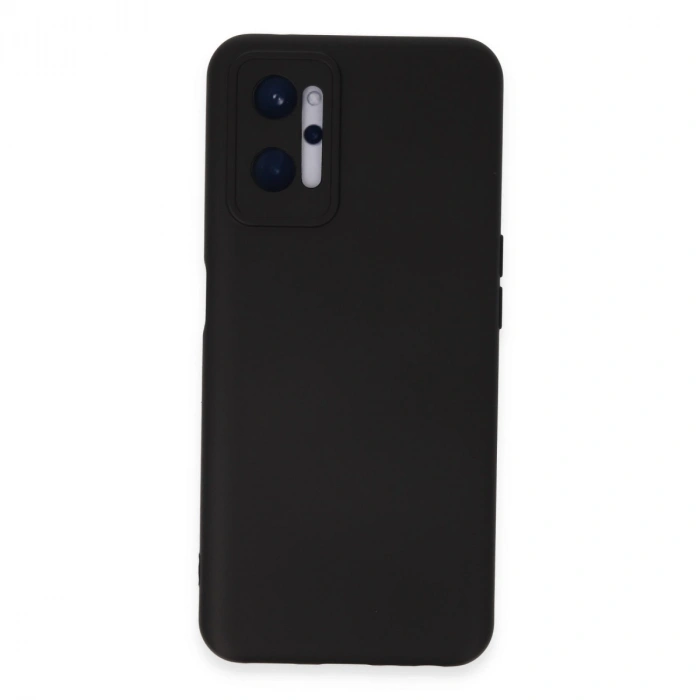 Realme 9i 4g Kılıf Nano İçi Kadife Silikon - Siyah