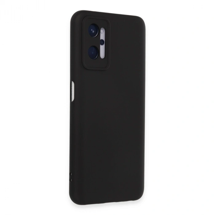 Realme 9i 4g Kılıf Nano İçi Kadife Silikon - Siyah