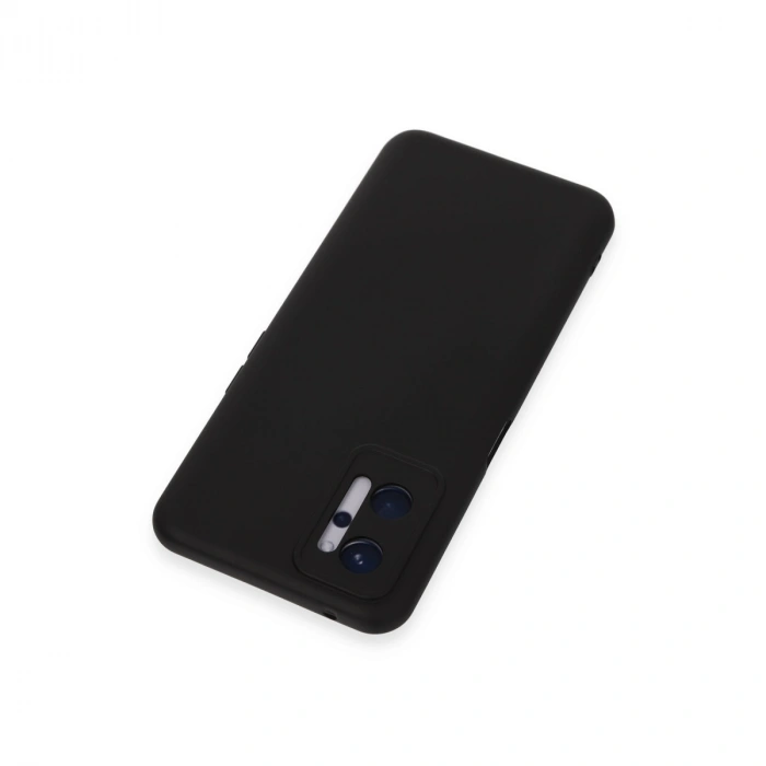 Realme 9i 4g Kılıf Nano İçi Kadife Silikon - Siyah