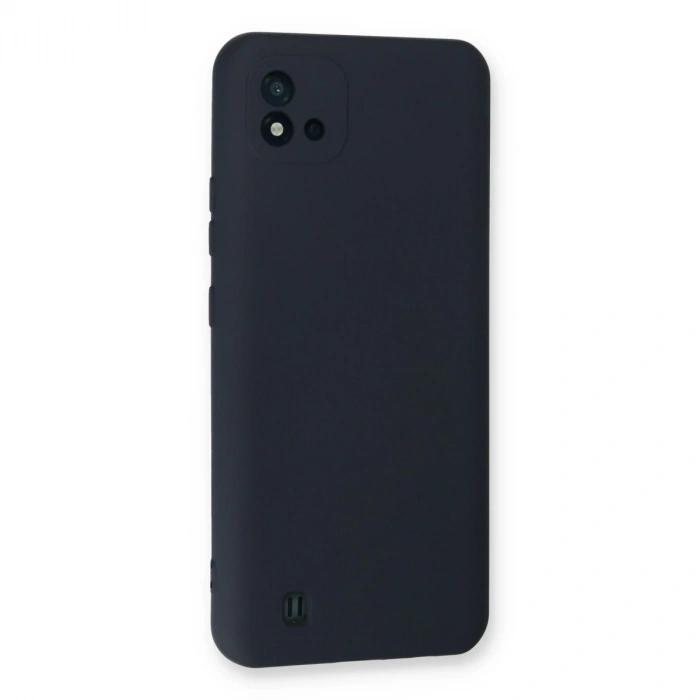 Realme C11 2021 Kılıf Nano İçi Kadife Silikon - Lacivert