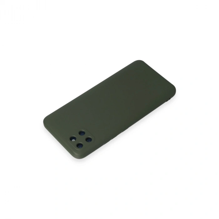 Realme C11 Kılıf Nano İçi Kadife Silikon - Koyu Yeşil