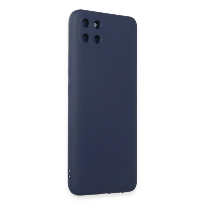 Realme C11 Kılıf Nano İçi Kadife Silikon - Lacivert