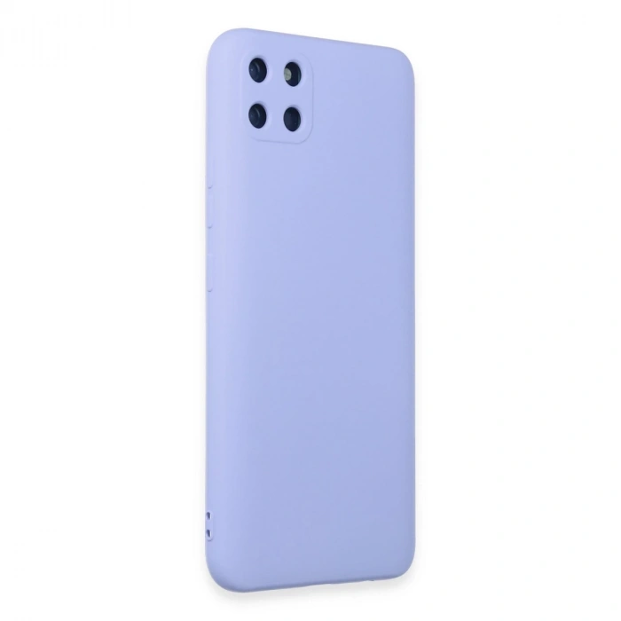 Realme C11 Kılıf Nano İçi Kadife Silikon - Lila