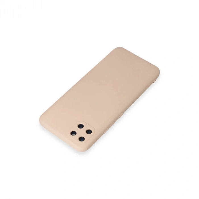 Realme C11 Kılıf Nano İçi Kadife Silikon - Pudra