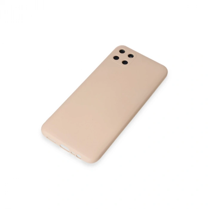 Realme C11 Kılıf Nano İçi Kadife Silikon - Pudra