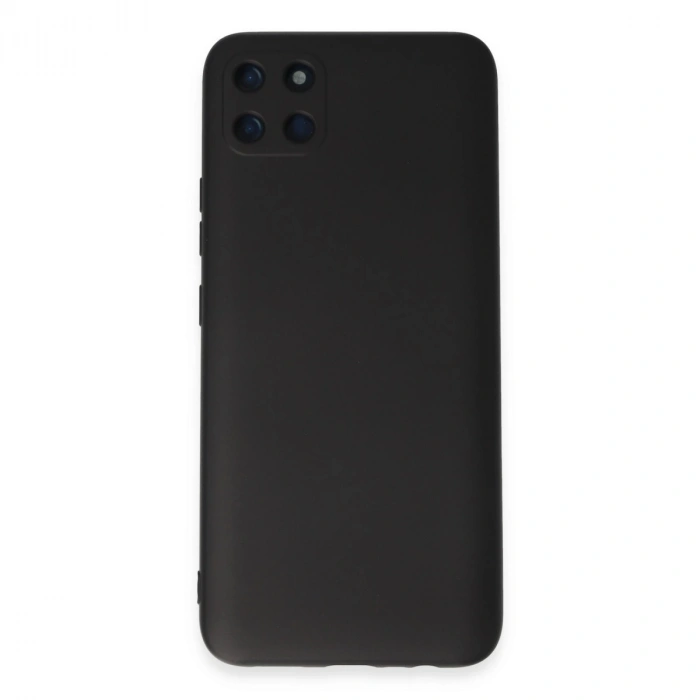 Realme C11 Kılıf Nano İçi Kadife Silikon - Siyah