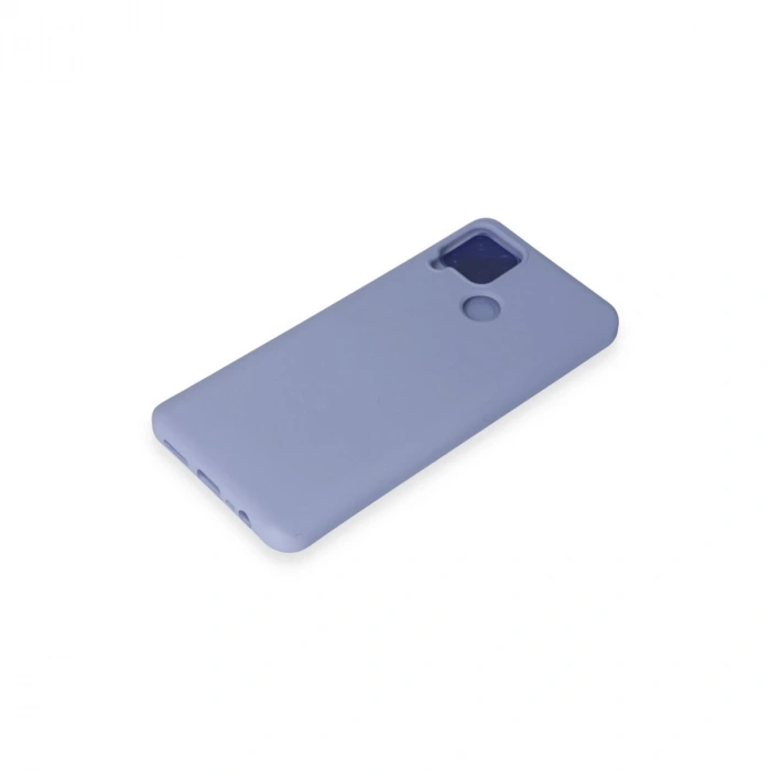 Realme C15 Kılıf Nano İçi Kadife Silikon - Lila