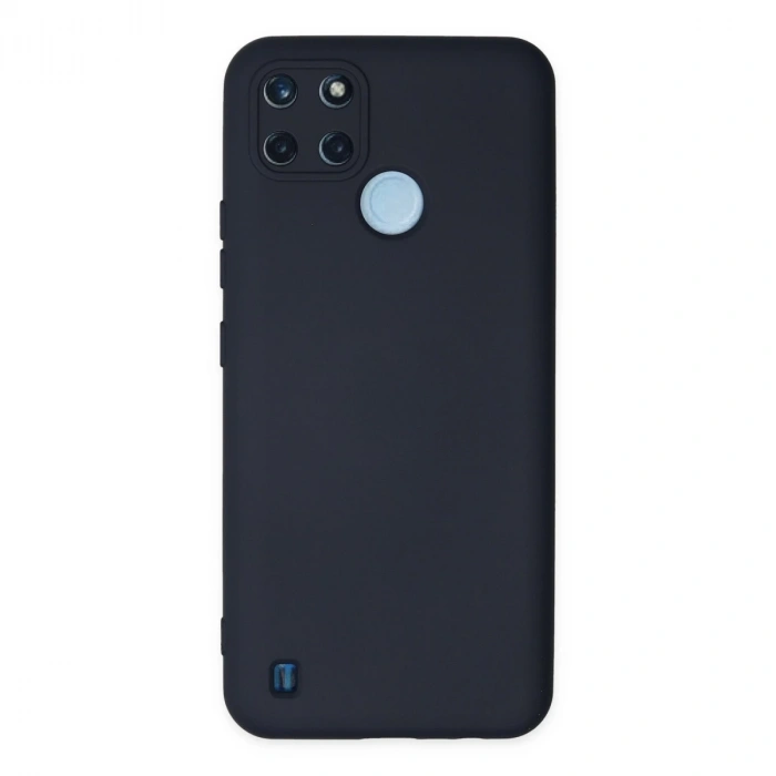 Realme C25y Kılıf Nano İçi Kadife Silikon - Lacivert