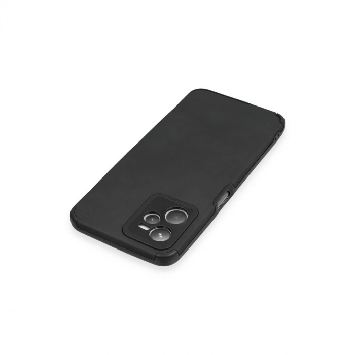 Realme C35 Kılıf Loop Deri Silikon - Siyah