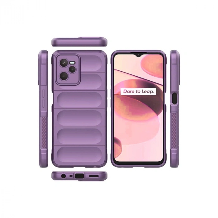 Realme C35 Kılıf Optimum Silikon - Mor