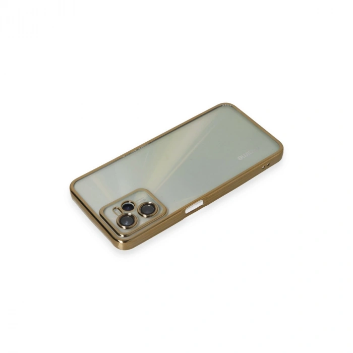 Realme C35 Kılıf Razer Lensli Silikon - Gold