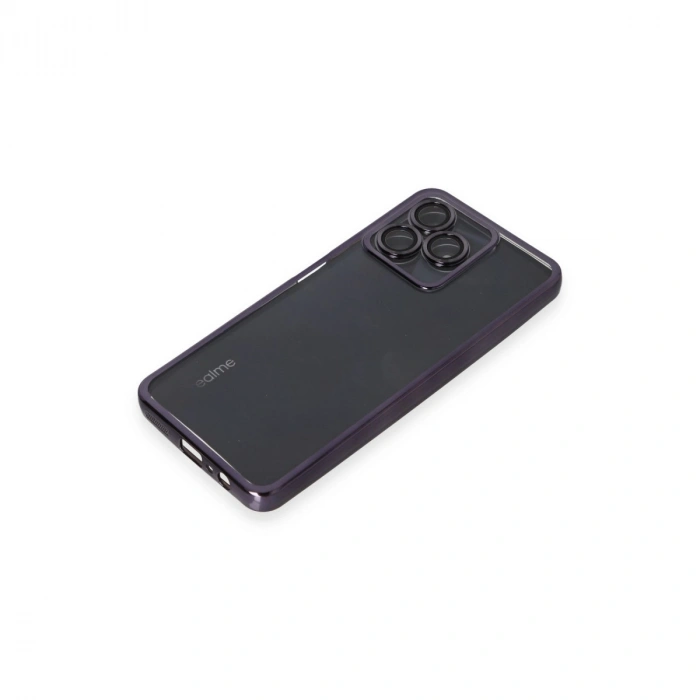 Realme C53 Kılıf Razer Lensli Silikon - Mor