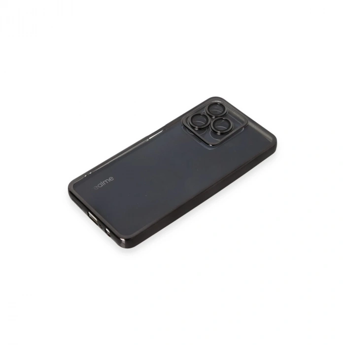 Realme C53 Kılıf Razer Lensli Silikon - Siyah