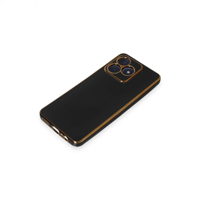 Realme C53 Kılıf Volet Silikon - Siyah