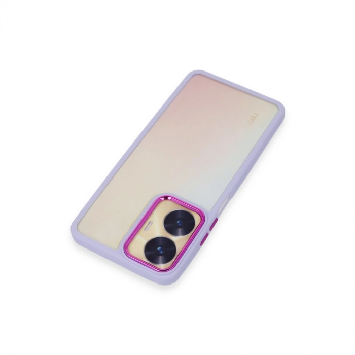 Realme C55 Kılıf Dora Kapak - Lila