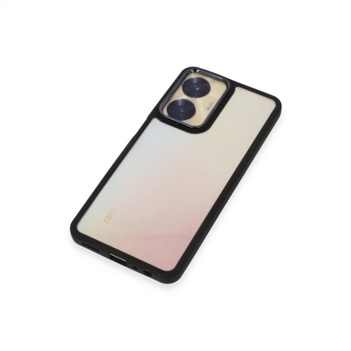 Realme C55 Kılıf Dora Kapak - Siyah